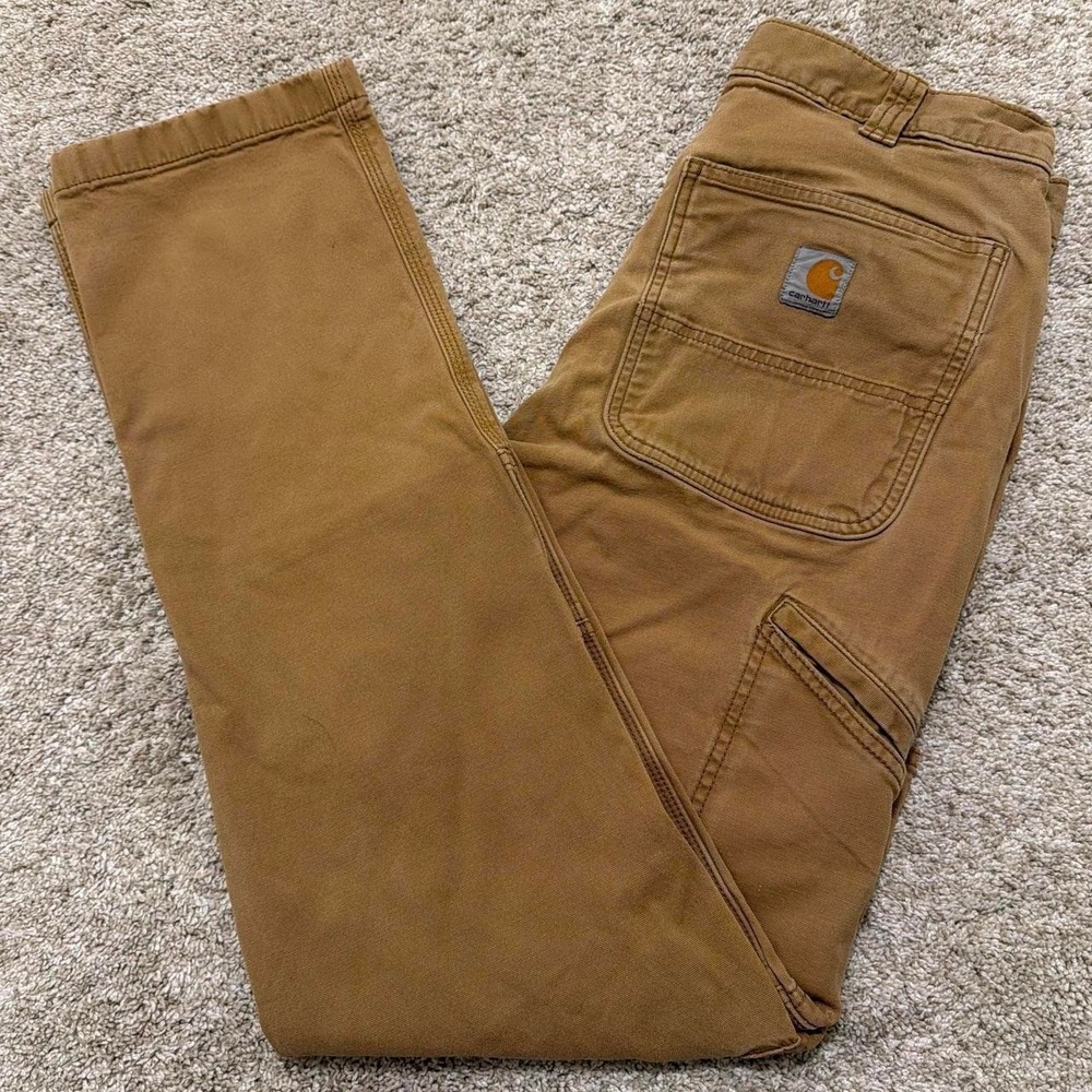 Carhartt Canvas Double-Front Utility Work Pants | Brown | 32x34